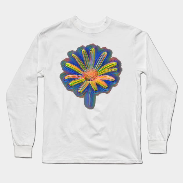 Multicolor Wild Flower Long Sleeve T-Shirt by DesignMore21